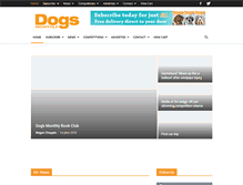 Tablet Screenshot of dogsmonthly.co.uk